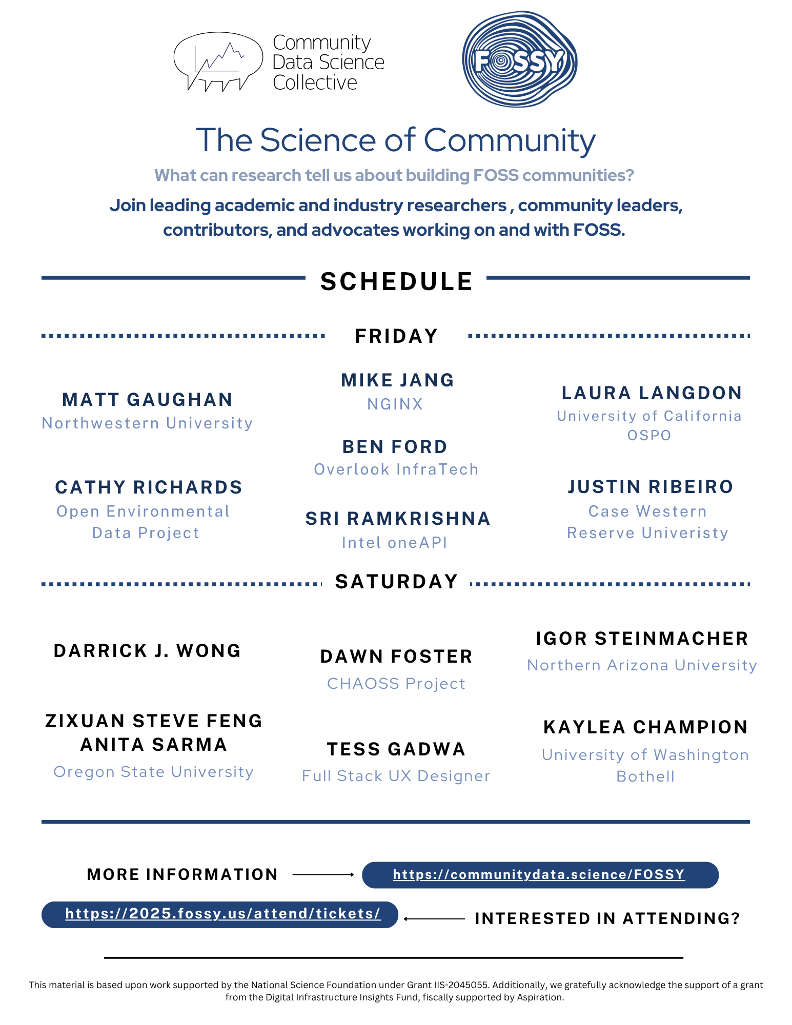 Only One Week Until FOSSY 2025, Come See Us There!